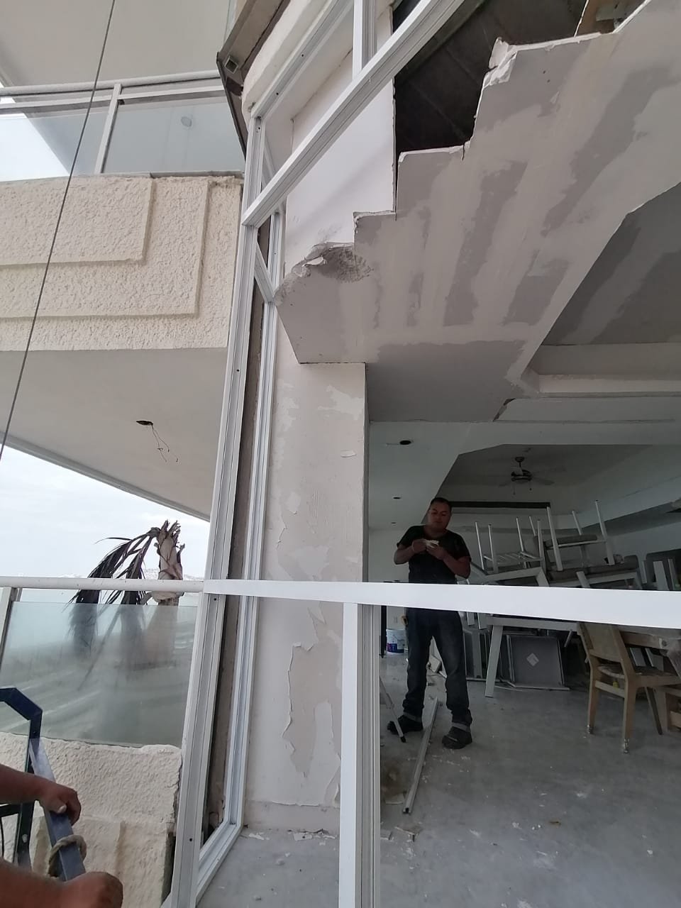 Fachada en obra